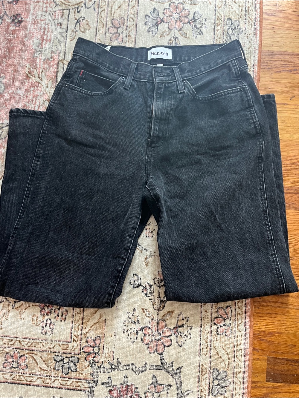 Aritzia Sunday Best Jupiter High Rise Baggy Jeans in Black Stone